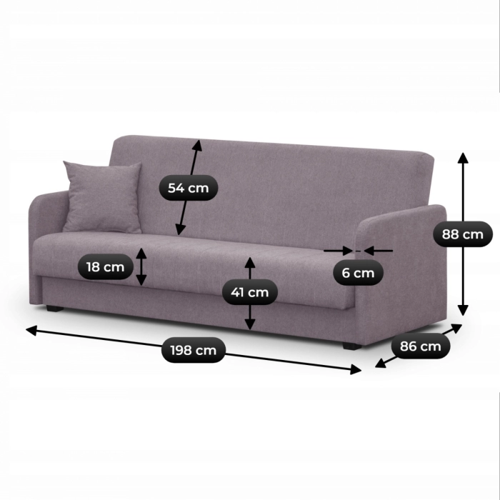 Sofa Rozkładana PORTO Beżowa