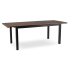 Stół Ogrodowy ARGOS 160-210 cm Orzech/Czarny
