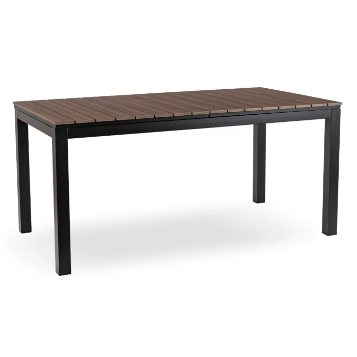 Stół Ogrodowy ARGOS 160-210 cm Orzech/Czarny