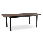 Stół Ogrodowy ARGOS 160-260 cm Orzech/Czarny