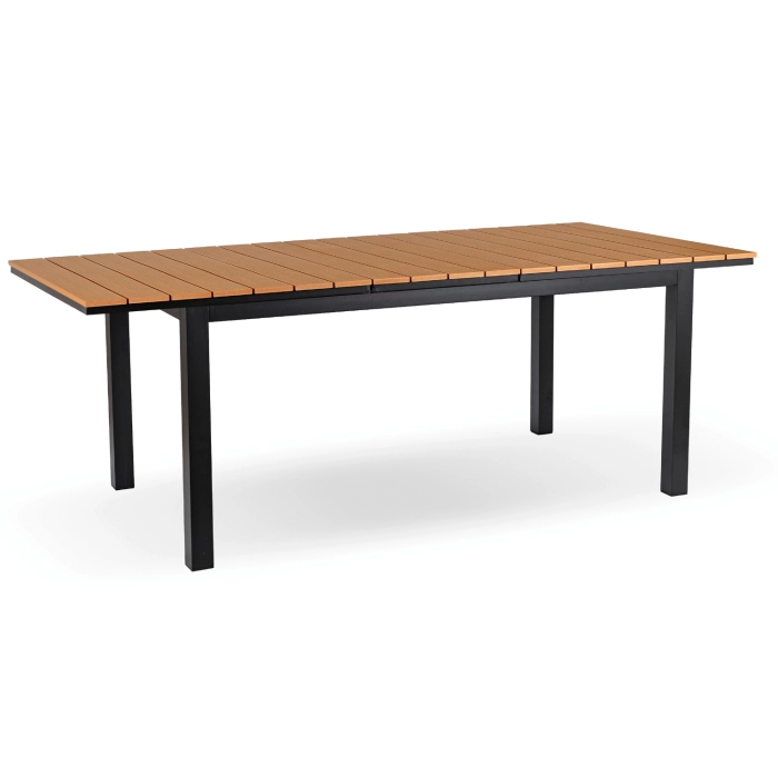 Stół Ogrodowy ARGOS 140-180 cm Dąb/Czarny