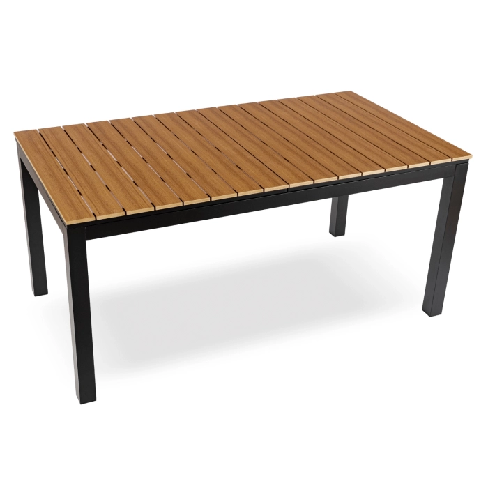 Stół Ogrodowy ARGOS 160-210 cm Dąb/Czarny
