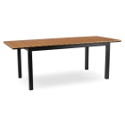 Stół Ogrodowy ARGOS 160-260 cm Dąb/Czarny