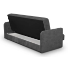 Sofa Rozkładana PORTO Szara Welurowa