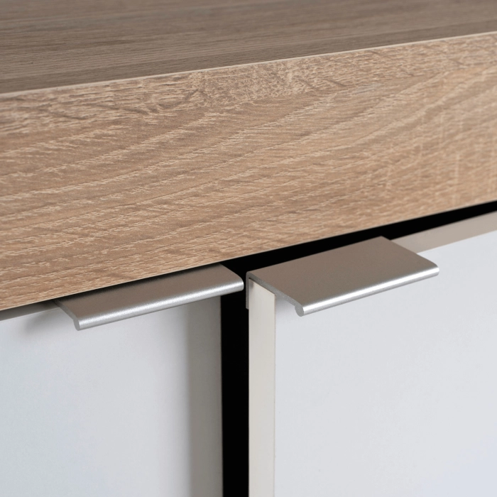 Komoda BLAGO 180 cm Dąb Sonoma/Biały