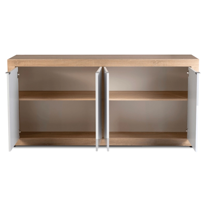 Komoda BLAGO 180 cm Dąb Sonoma/Biały