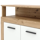 Komoda BLAGO 190 cm Dąb Artisan/Biały