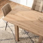 Stół MAX Rozkładany 80-160 cm Dąb Artisan
