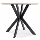 Stół LAUREN 90 cm Dąb Rustykalny/Czarny
