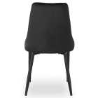 Zestaw Stół HARRY 102-142 cm Dąb Artisan/Czarny i 4 Krzesła BARI Czarne