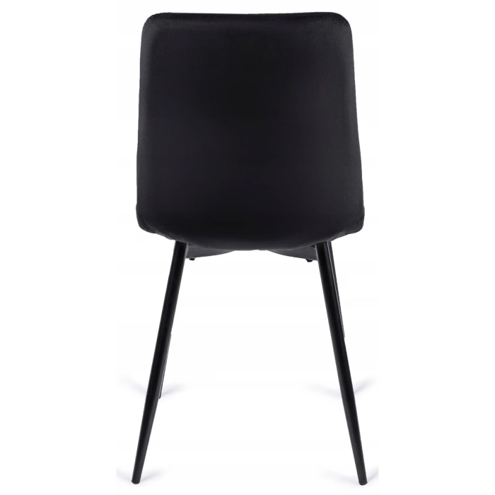 Zestaw Stół HARRY 102-142 cm Dąb Artisan/Czarny i 6 Krzeseł PERU Czarnych